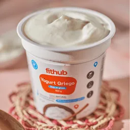 Fithub Yogurt Griego Con Stevia Bajo en Grasa