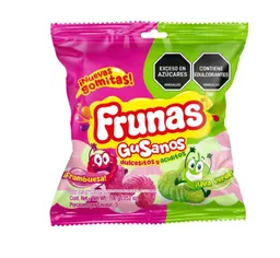 Frunas Goma Gusano Ácido Frambuesa y Uva Verde