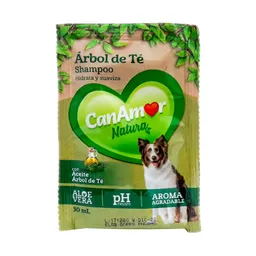 Can Amor Shampoo Árbol de Té para Mascotas Sobre 30 mL