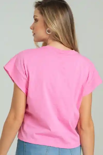 Camiseta Billy Color Rosado Barbie Talla XL Ragged