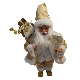 Cotidiana Figura Decorativa Santa Dorado 45 cm Nav24