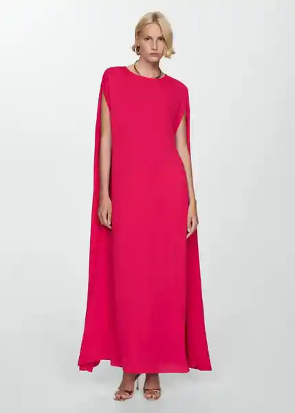 Vestido Linda-a Rosa Talla M Mujer Mango