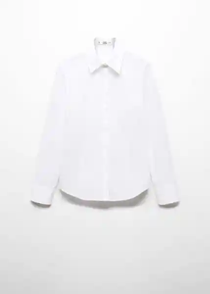 Camisa Sofía Blanco Talla L Mujer Mango