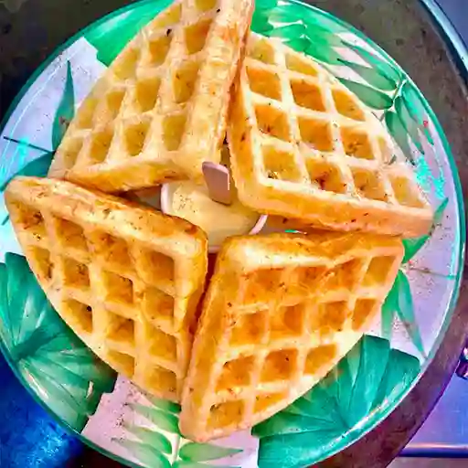 Waffle de Pan de Yuca