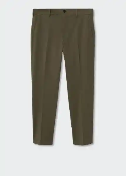 Pantalón Fabre Khaki Talla 46 Hombre Mango