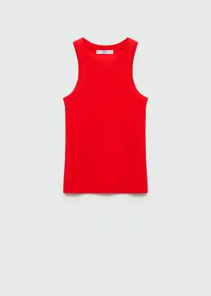 Top Boni Rojo Talla 26 Mujer Mango