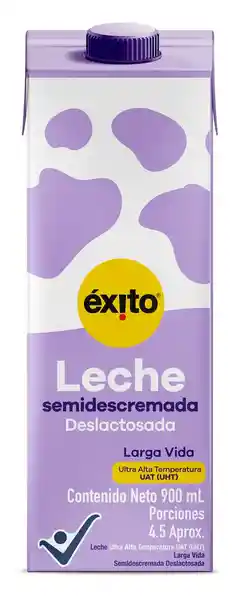 Leche Semi Deslactosada Éxito