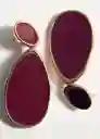 Pendientes Filo Granate Talla 99 Mujer Mango