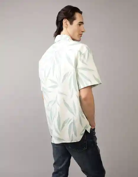 Camisa Hombre Verde Talla Large American Eagle 21546194