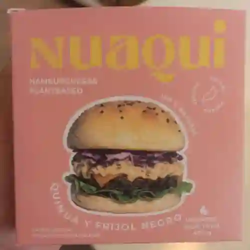 Hamburguesa Vegana Quinoa Frijol Negro