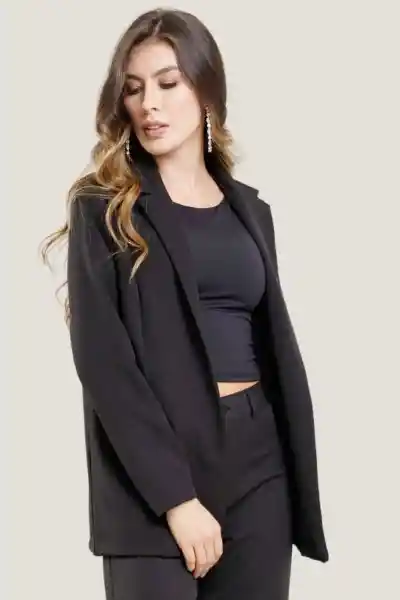 Blazer Santorini Color Negro Talla XL Ragged