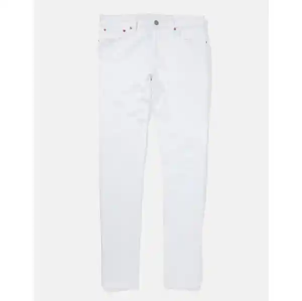 Jean Slim Hombre Blanco Talla 32 x 32 American Eagle