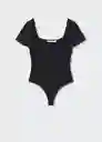 Body Sissi Negro Talla M Mujer Mango