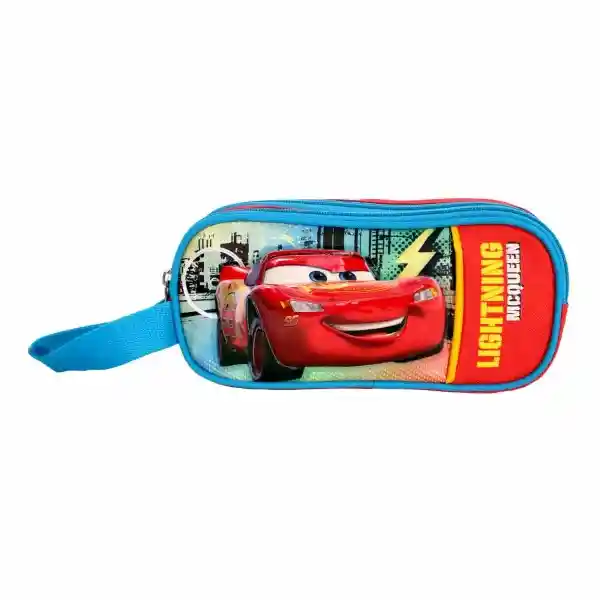 Disney Cartuchera Suave Doble Infantil Niño Cars