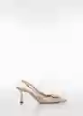 Zapatos Franie Nude Talla 37 Mujer Mango