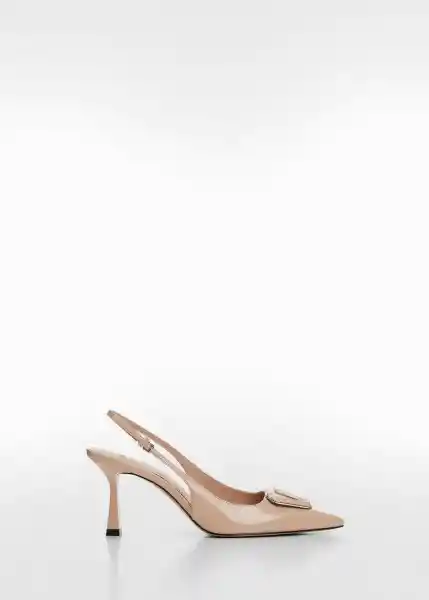 Zapatos Franie Nude Talla 37 Mujer Mango