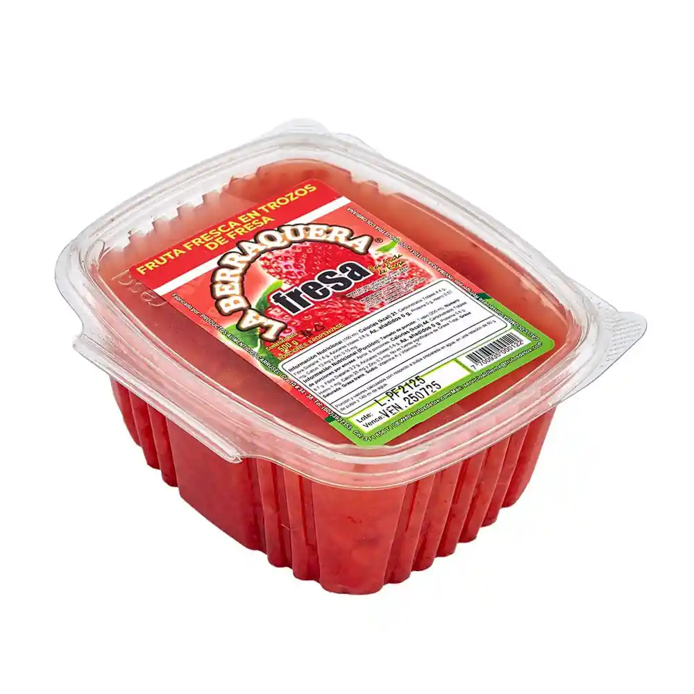 Fruta de Fresa Mondada