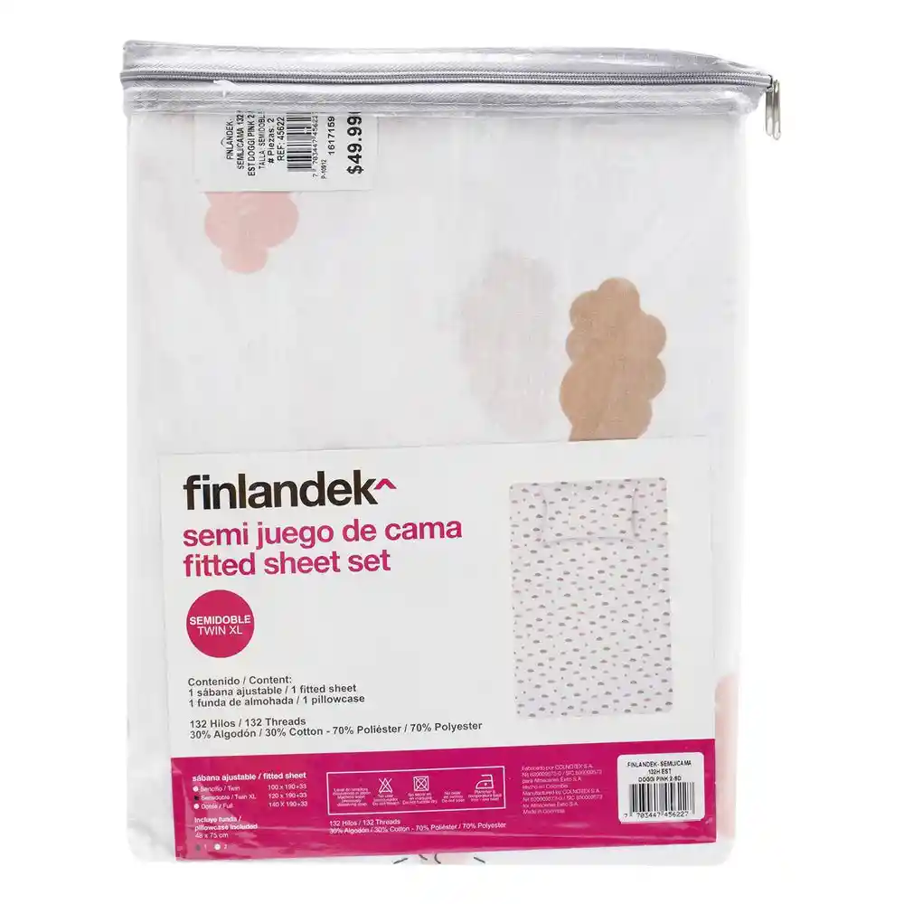 Semij/cama 132h Est Doggi Pink Finlandek 45622