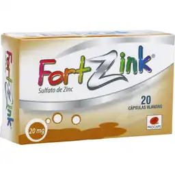 Fort Zink Sulfato de Zinc (20 mg)