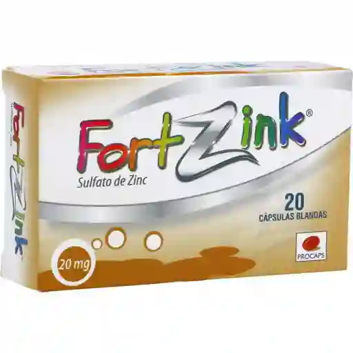 Fort Zink Sulfato de Zinc (20 mg)