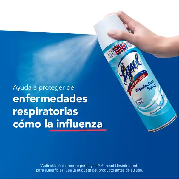 Lysol Desinfectante en Aerosol Pureza de Algodón