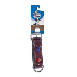 Pets Fun Collar Cuero Grabado M