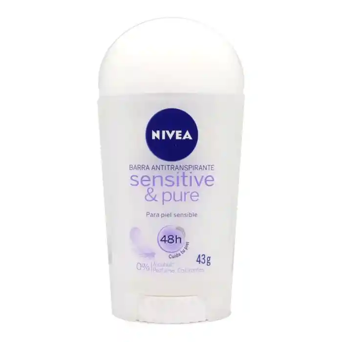 Nivea Desodorante Sensitive Pure para Piel Sensible Barra