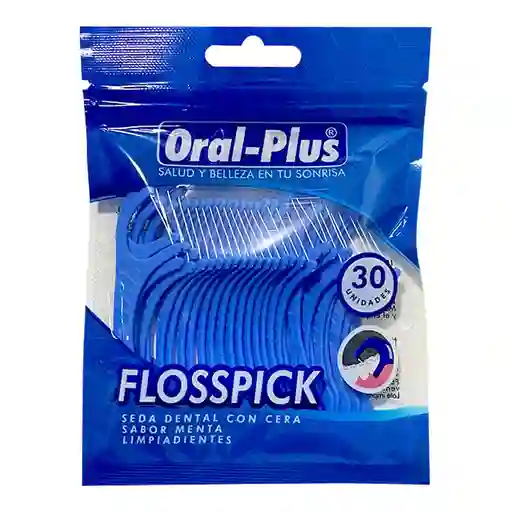 Seda Dental Oral Plus Flossipick Azul