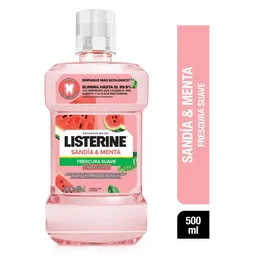 Enjuague Bucal Listerine Sandía Frescura Suave Sin Alcohol 500 mL