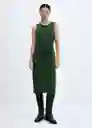 Vestido Fertina Verde Talla XS Mujer Mango