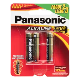 Panasonic Pila AAA 15 V Alcalina