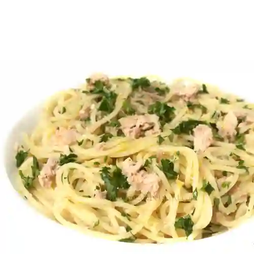 Espaguetis de Atún en Salsa Limón