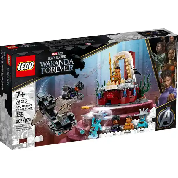 Set Construcción Salón Del Trono Del Rey Namor Lego