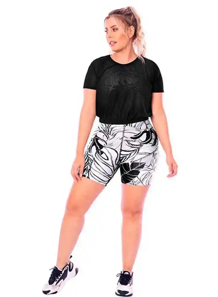 Ciclista Deportivo de Mujer S-estampado