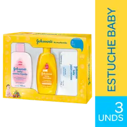 Estuche Johnson Baby Crema+ Shampoo + Jabón