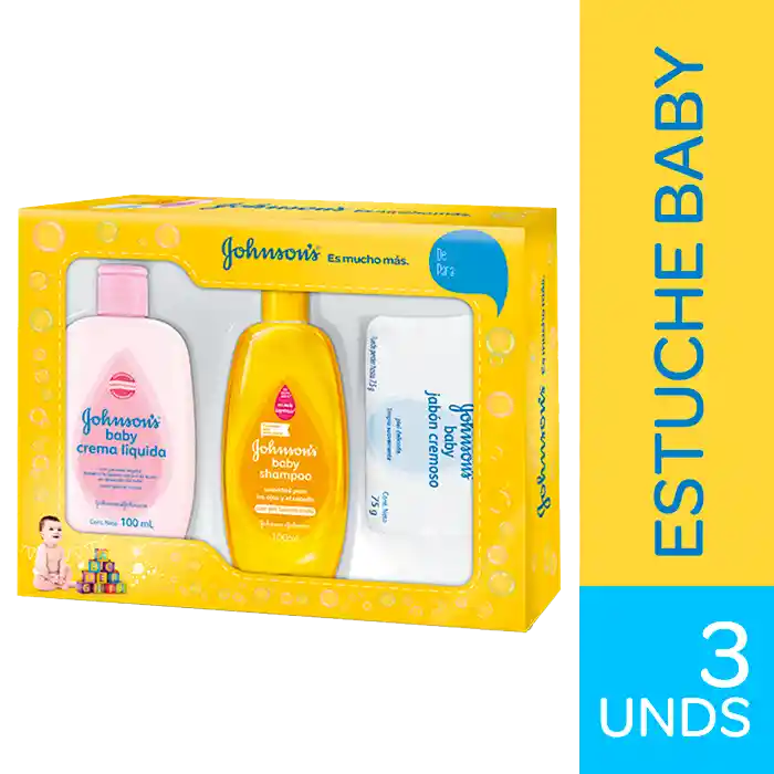 Estuche Johnson Baby Crema+ Shampoo + Jabón