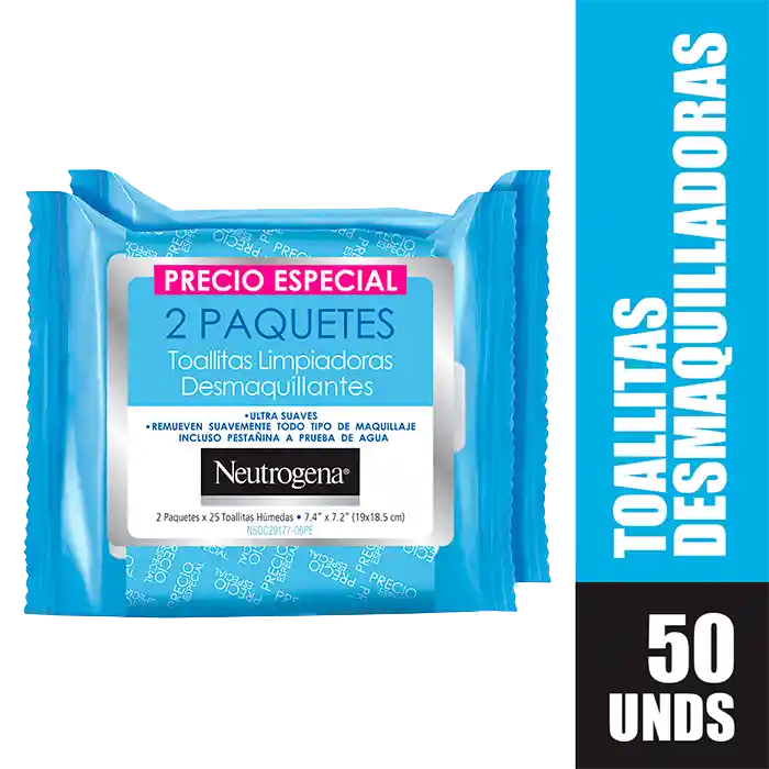 Neutrogena Toallitas Desmaquillantes