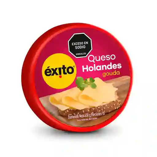 Queso Holandes Gouda Exito Marca Propia