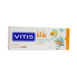 Vitis Gel Dentífrico Kids Sabor a Cereza