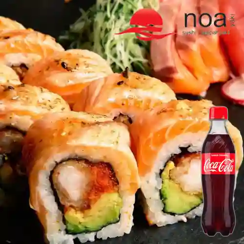 Combo Dragon Roll + Coca-Cola Sabor Original 400 ml