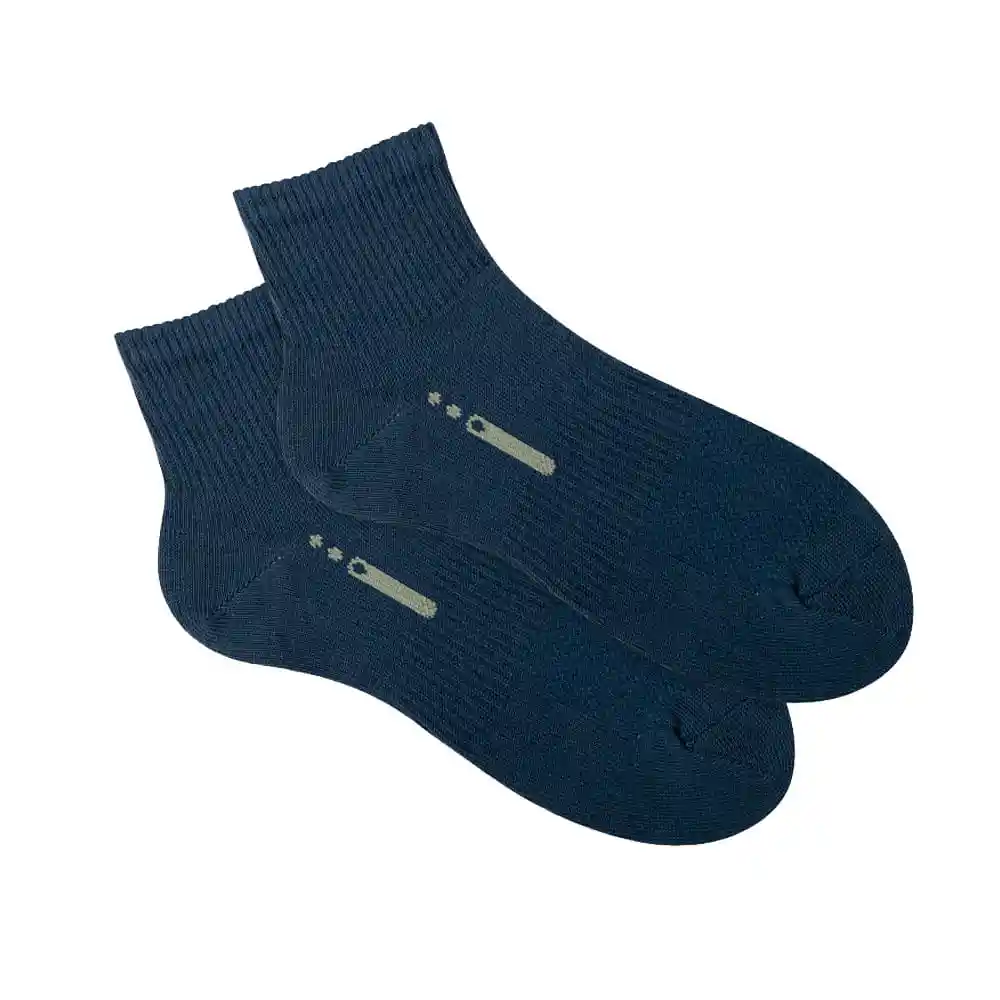 Medias Deportivas Cortas Masculino Wiyo Punto Blanco Talla 10-12