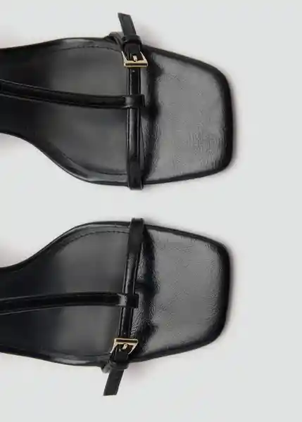 Sandalias Oporta Negro Talla 40 Mujer Mango