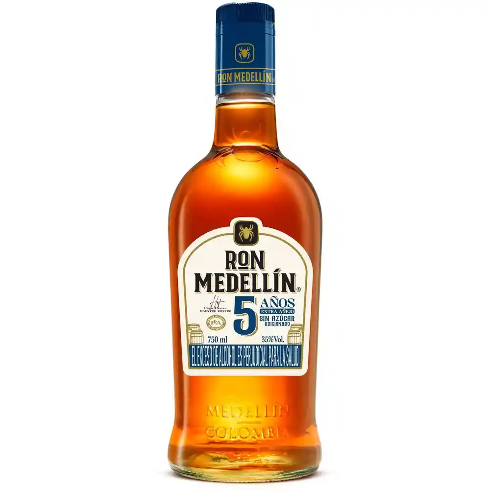 Ron Medellin Ron 5 Años (750 Ml)