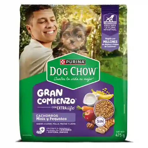 Alimento para perro Dog Chow Cachorros Gran Comienzo Minis y Pequeños x 475g