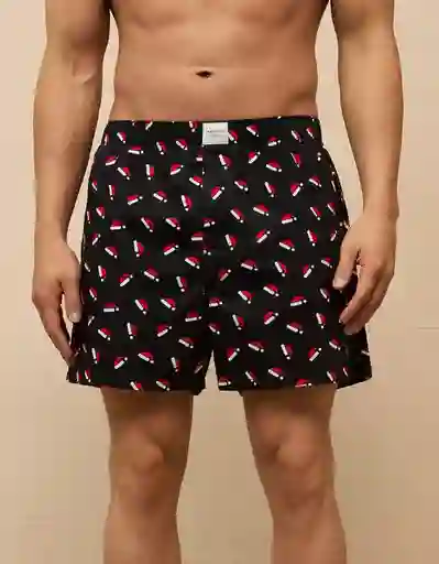 Bóxer Hombre Negro Talla: MEDIUM 4608001 American Eagle