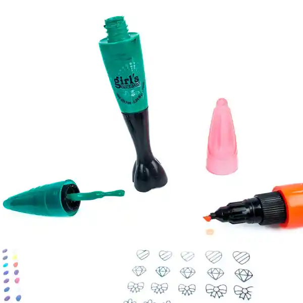 Monkey Set Para Manicure Con Marcadores Para Uñas