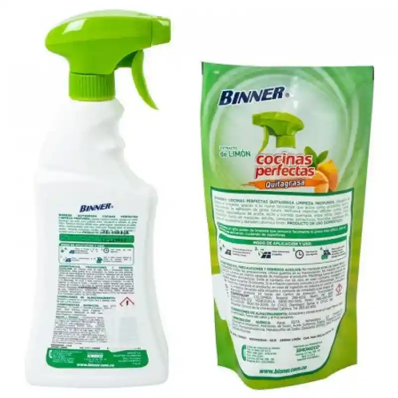 Binner Quitagrasa Cocinas Perfectas + Doypack 