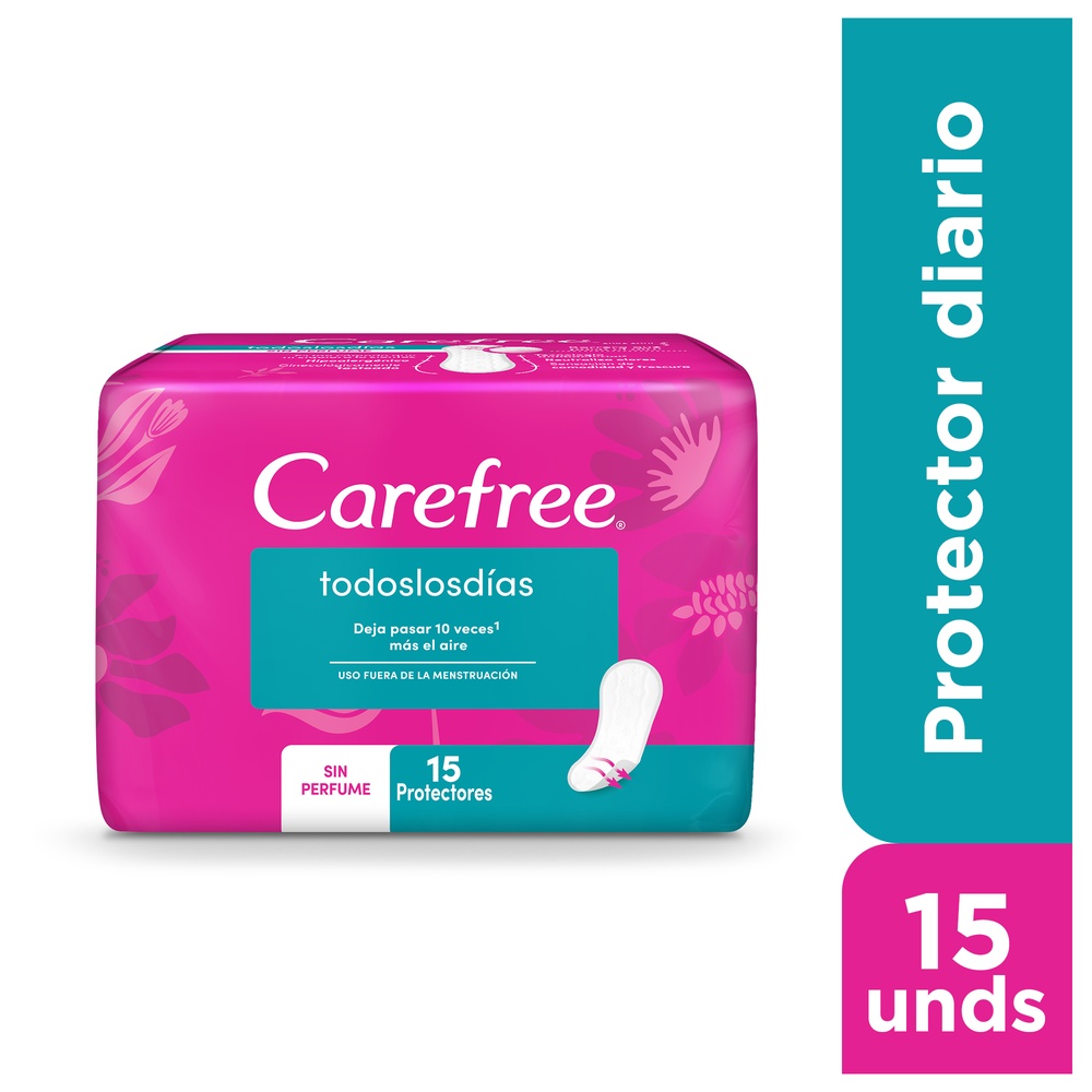 Carefree Protectores para Todos los Días 15 und