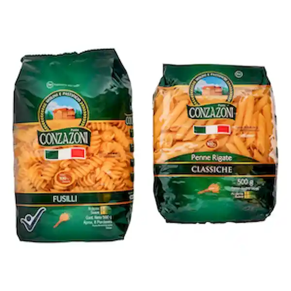Conzazoni Pastas Surtidas 4 Unidades/500 g