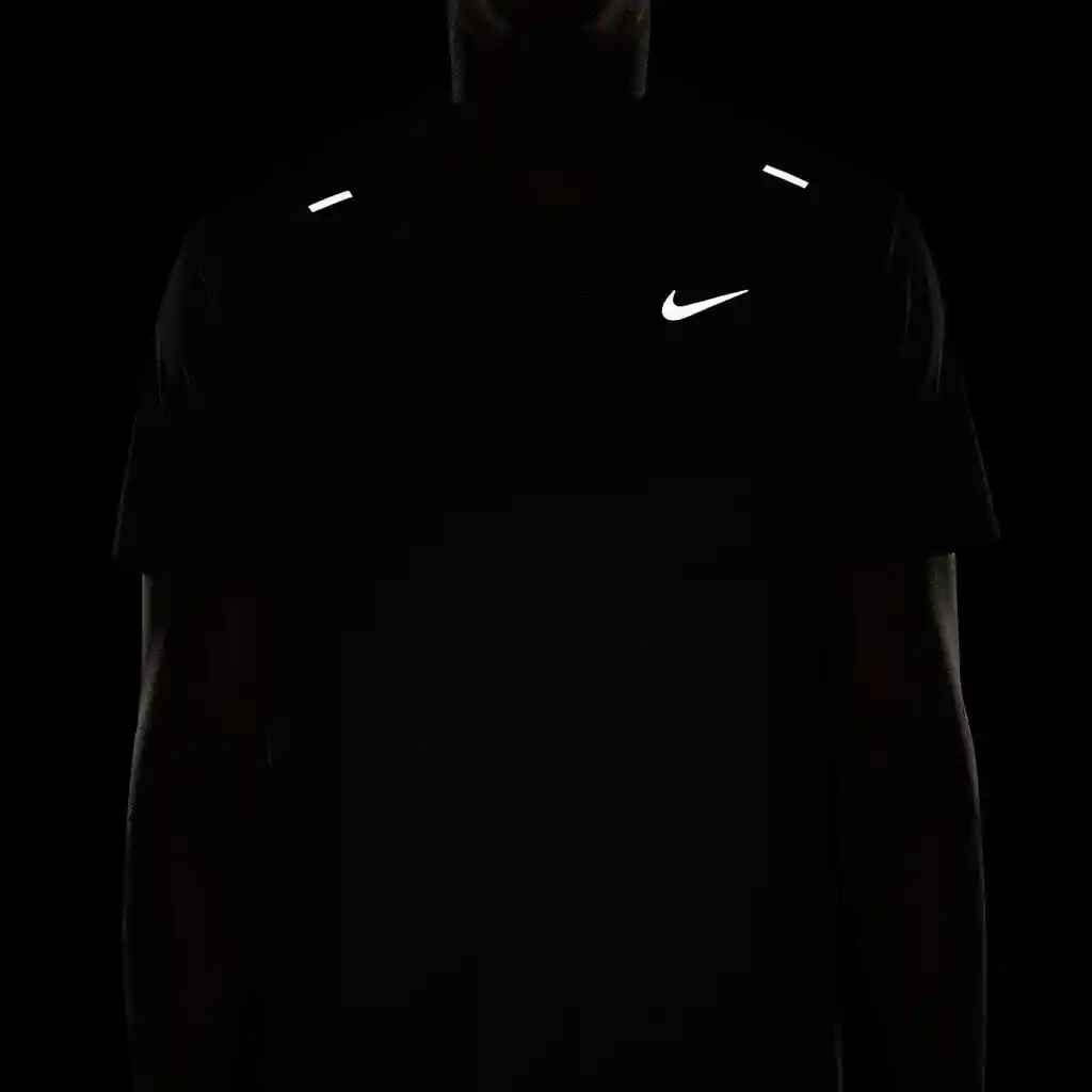 M Nk Df Rise 365 Ss Talla S Camisetas Negro Para Hombre Marca Nike Ref: Cz9184-013
